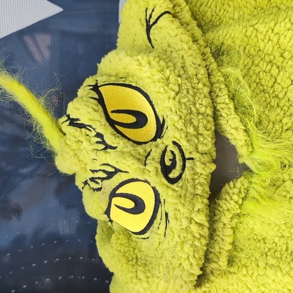 Grinch Always Naughty Green One piece pajama - Picture 3 of 5